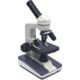 Учебный микроскоп «Биом-2» (3 объектива, 80-800х, осветитель 4,5В, горизонт. предметный стол)