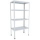 Стеллаж ЭКОНОМ 800х500х1850(1870) мм (полка нерж, каркас оцинк)