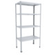 Стеллаж ЭКОНОМ 1000х600х1850(1870) мм (полки нерж, каркас оцинк)